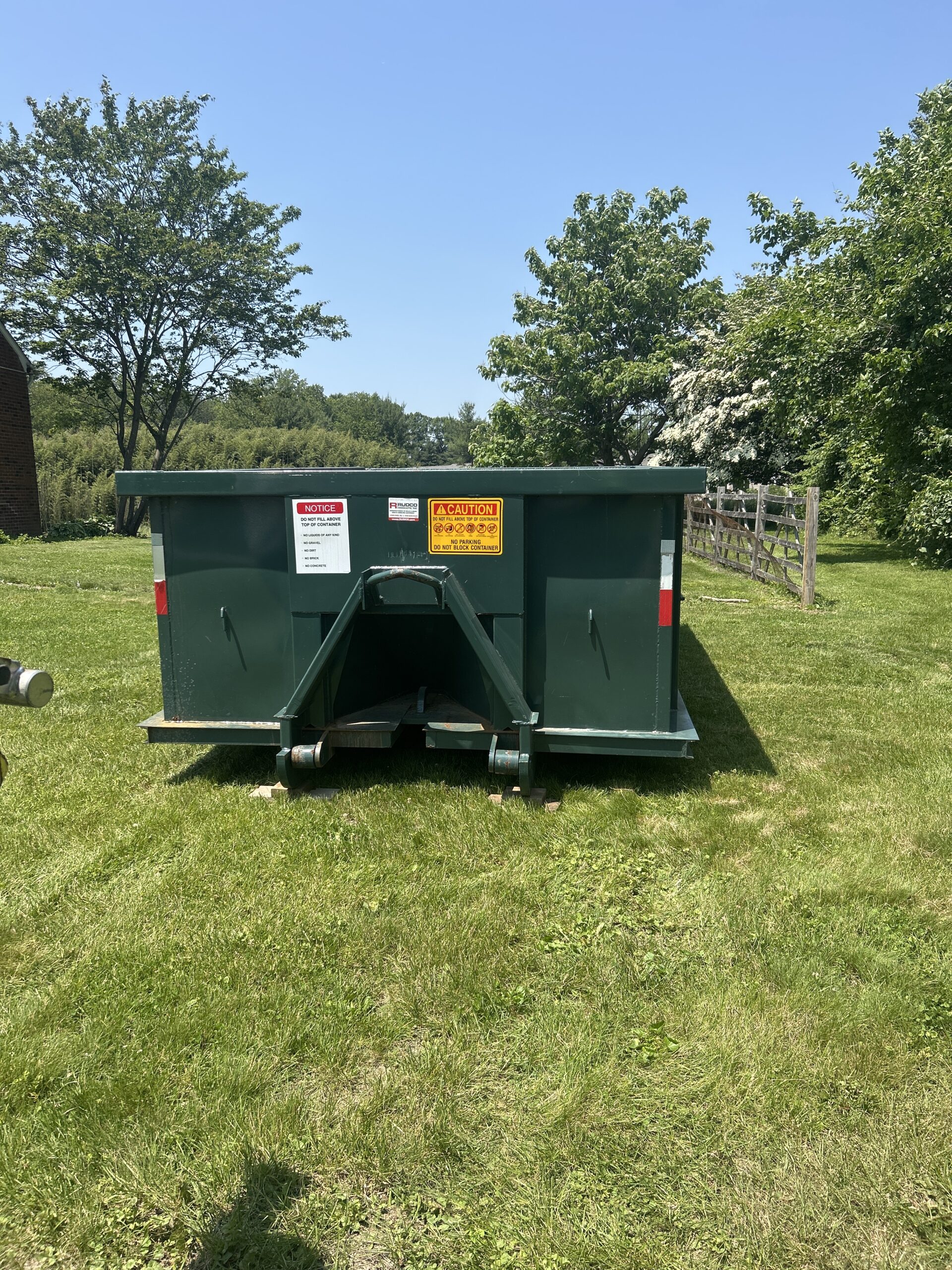 Residential and construction dumpster rentals in Camden-Wyoming, DE